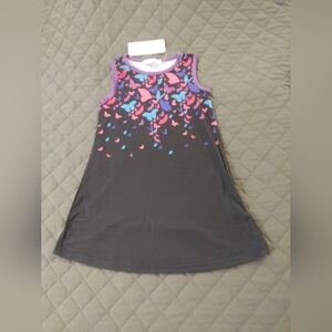 Butterfly Print Sleeveless Dress